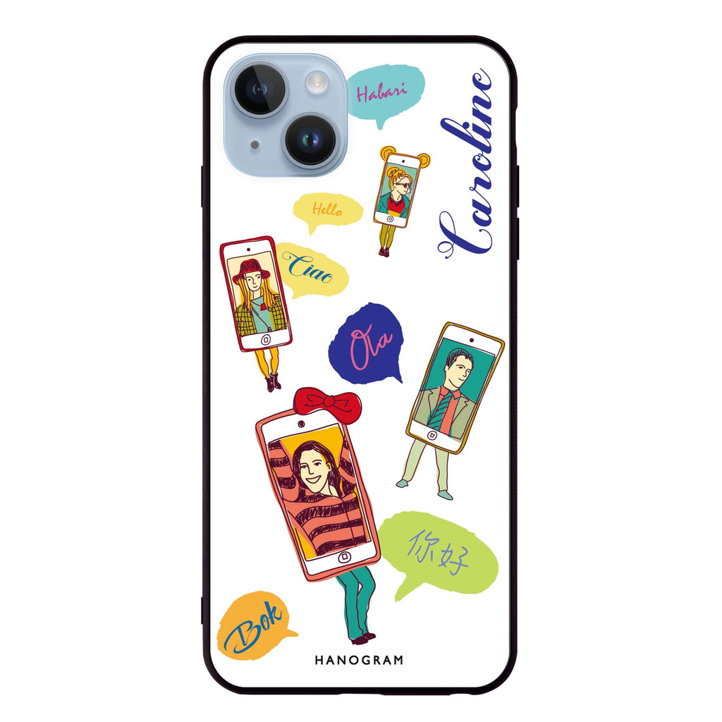 Phone Call iPhone 14 Plus Glass Case