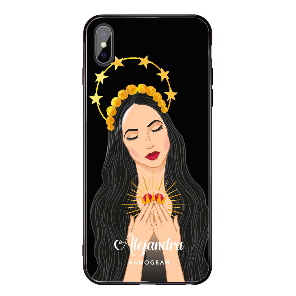 The Virgin Mary iPhone X Glass Case