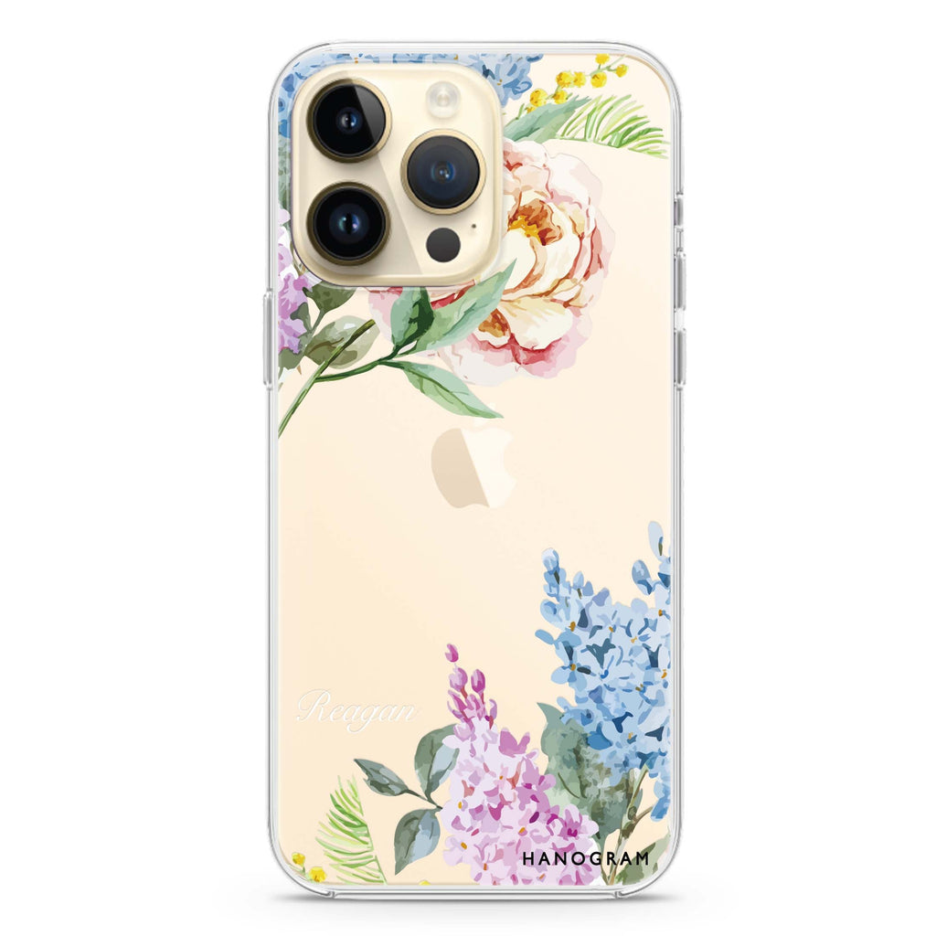 Tropical Floral iPhone 13 Pro Max Ultra Clear Case