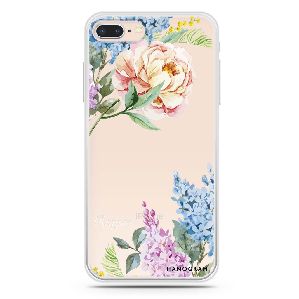 Tropical Floral iPhone 7 Plus Ultra Clear Case