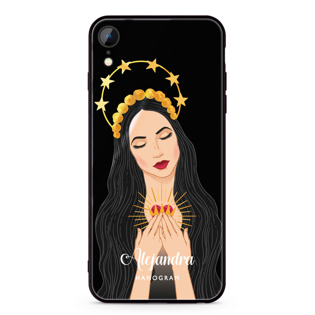 The Virgin Mary iPhone XR Glass Case