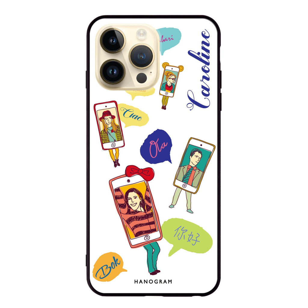 Phone Call Glass Case