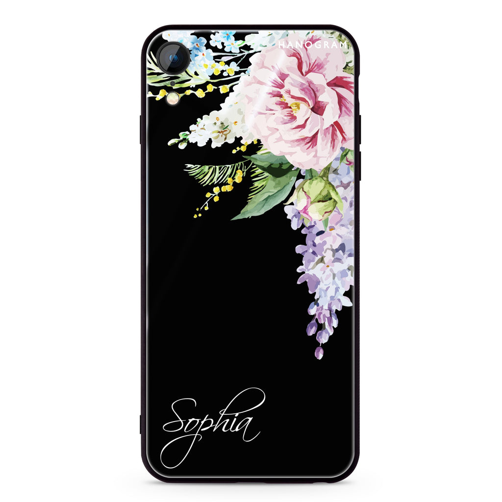 Tropical Floral II iPhone XR Glass Case