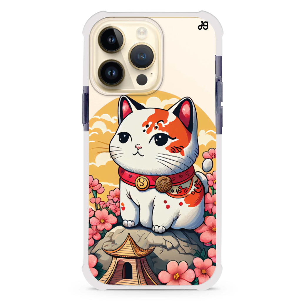 Cat & Flowers MagSafe Compatible Ultra Shockproof Case