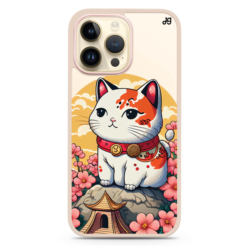 Cat & Flowers Impact Guard Bumper Case
