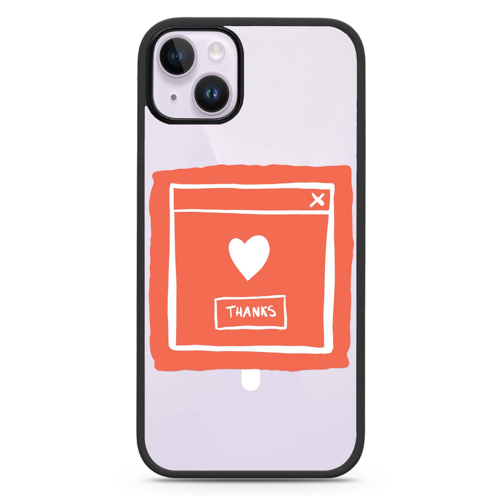 Sweet THANKS iPhone 14 Plus MagSafe Compatible Impact Guard Bumper Case