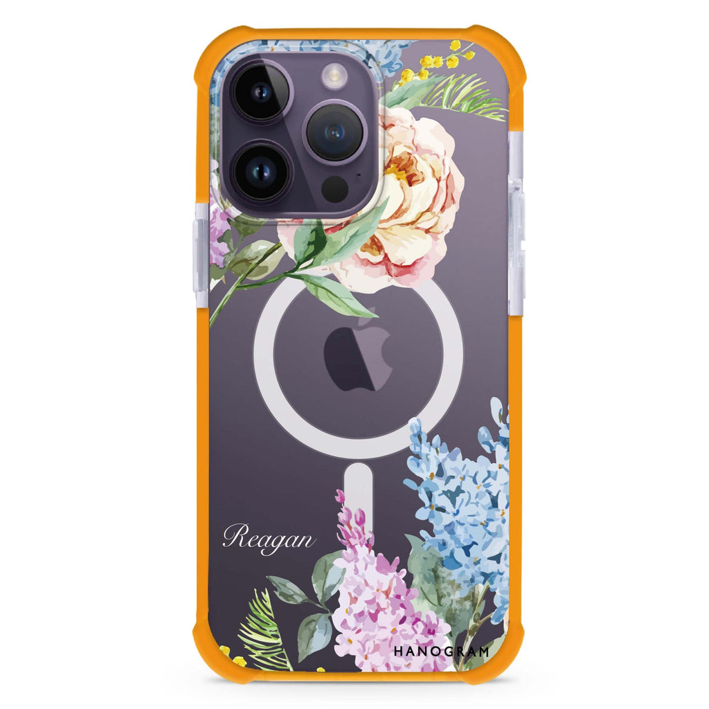 Tropical Floral MagSafe Compatible Ultra Shockproof Case