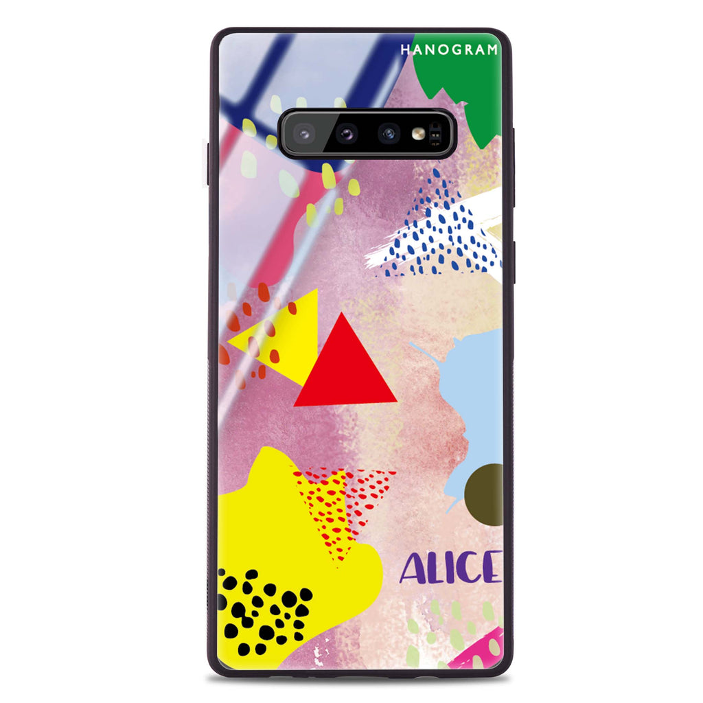 Trendy Abstract III Samsung S10 Plus Glass Case