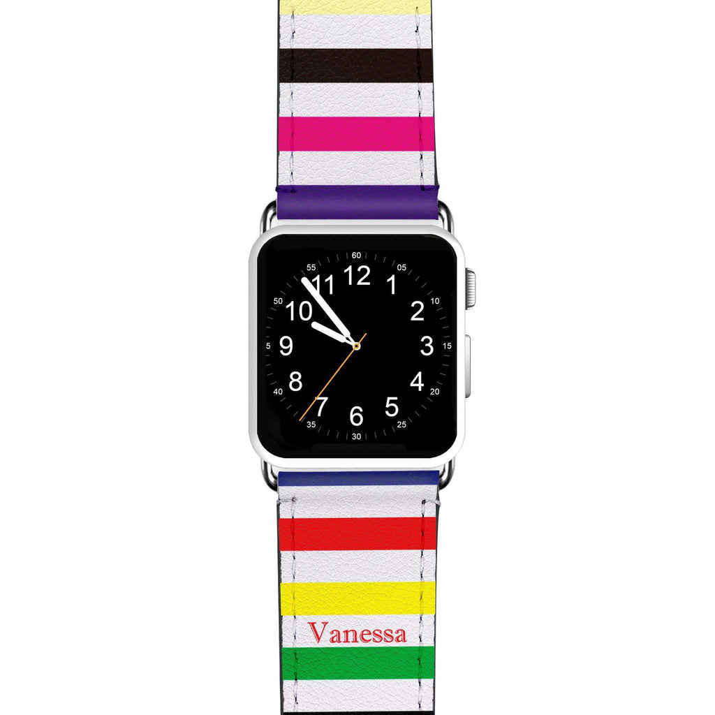 colorful stripe APPLE WATCH BANDS